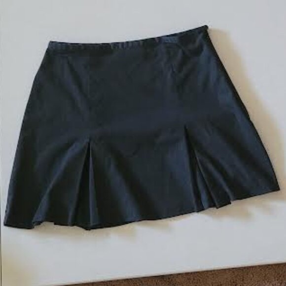Copper Key steel grey pleated lightweight mini skirt size juniors 13 - Picture 3 of 5